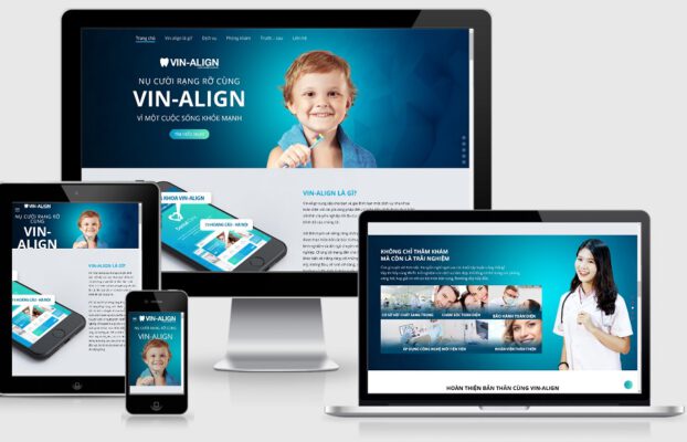 Thiết kế web phòng khám nha khoa chuyên nghiệp